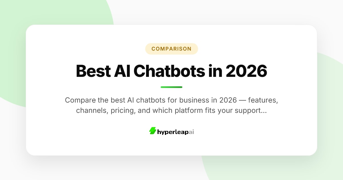 Best AI Chatbots in 2026
