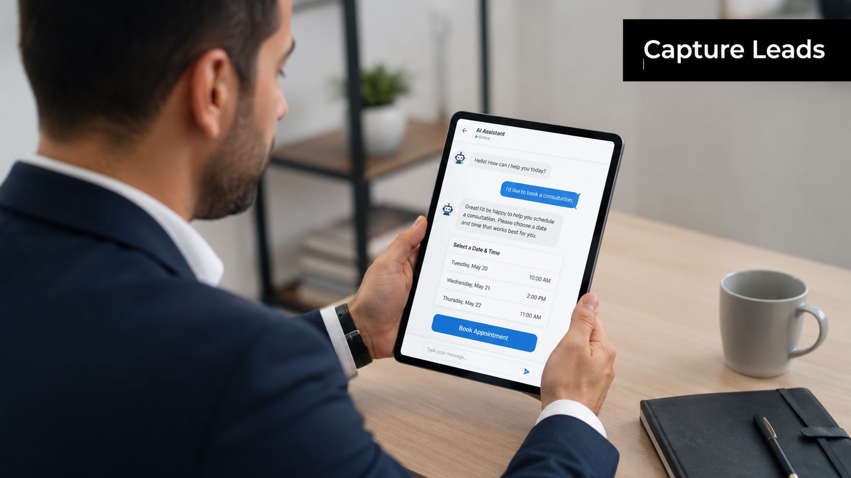 Optimizing Interfaces for Lead Capture and Booking